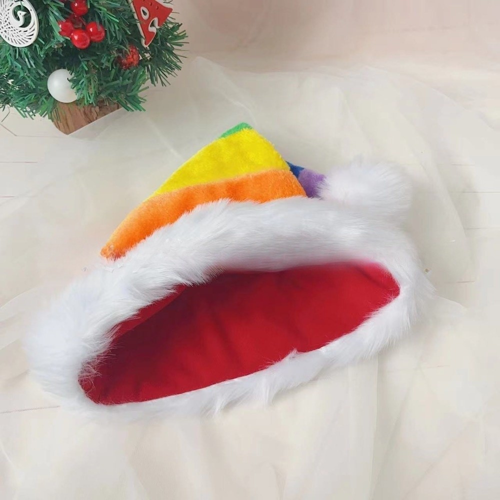 Einfache gestreifte Plüsch-Wei – Santa Hat Plush Bewertung und Preis