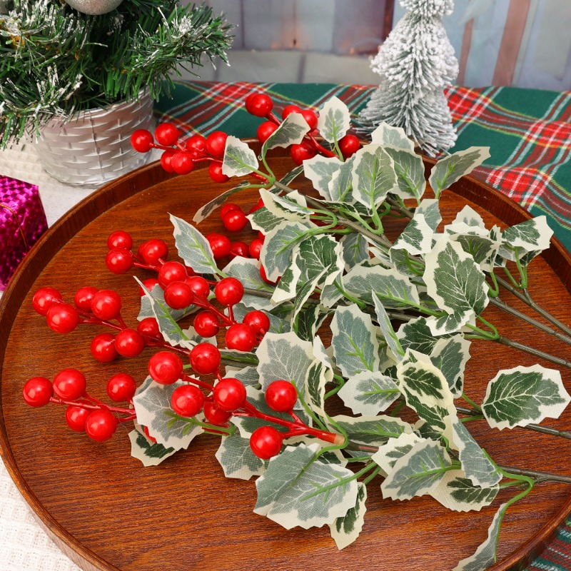 45 cm künstliche rote Beerenpf – Christmas Wreath Fake Bewertung und Preis
