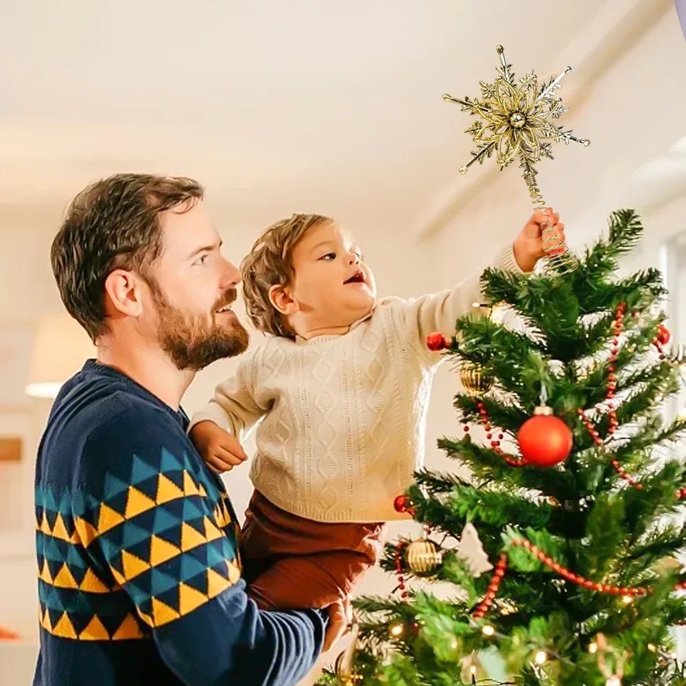 Goldene Weihnachtsbaumspitze m – Star Tree Topper Bewertung und Preis