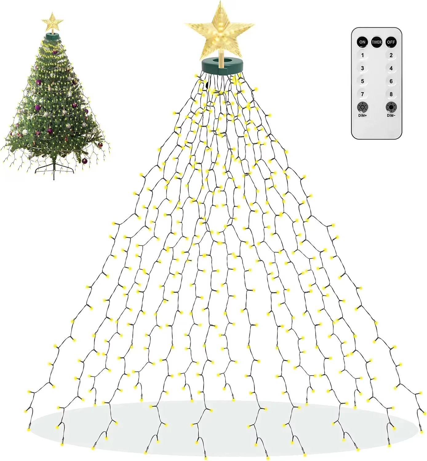 Weihnachtsbaum-Ringlichter Ste – Star Tree Topper Bewertung und Preis