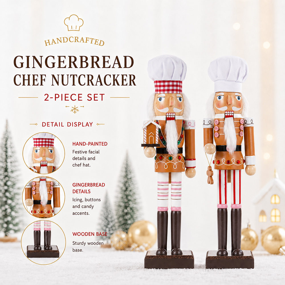 38CM Weihnachts-Nussknacker Ho – Nutcracker Figurine Bewertung und Preis