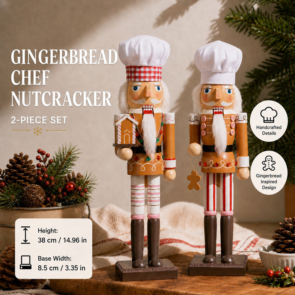 38CM Weihnachts-Nussknacker Ho – Nutcracker Figurine Bewertung und Preis