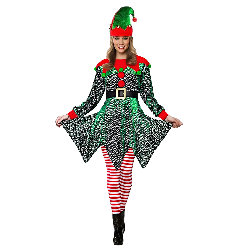 5-teiliges Weihnachtskostüm-Se – Elf Costume Christmas Bewertung und Preis