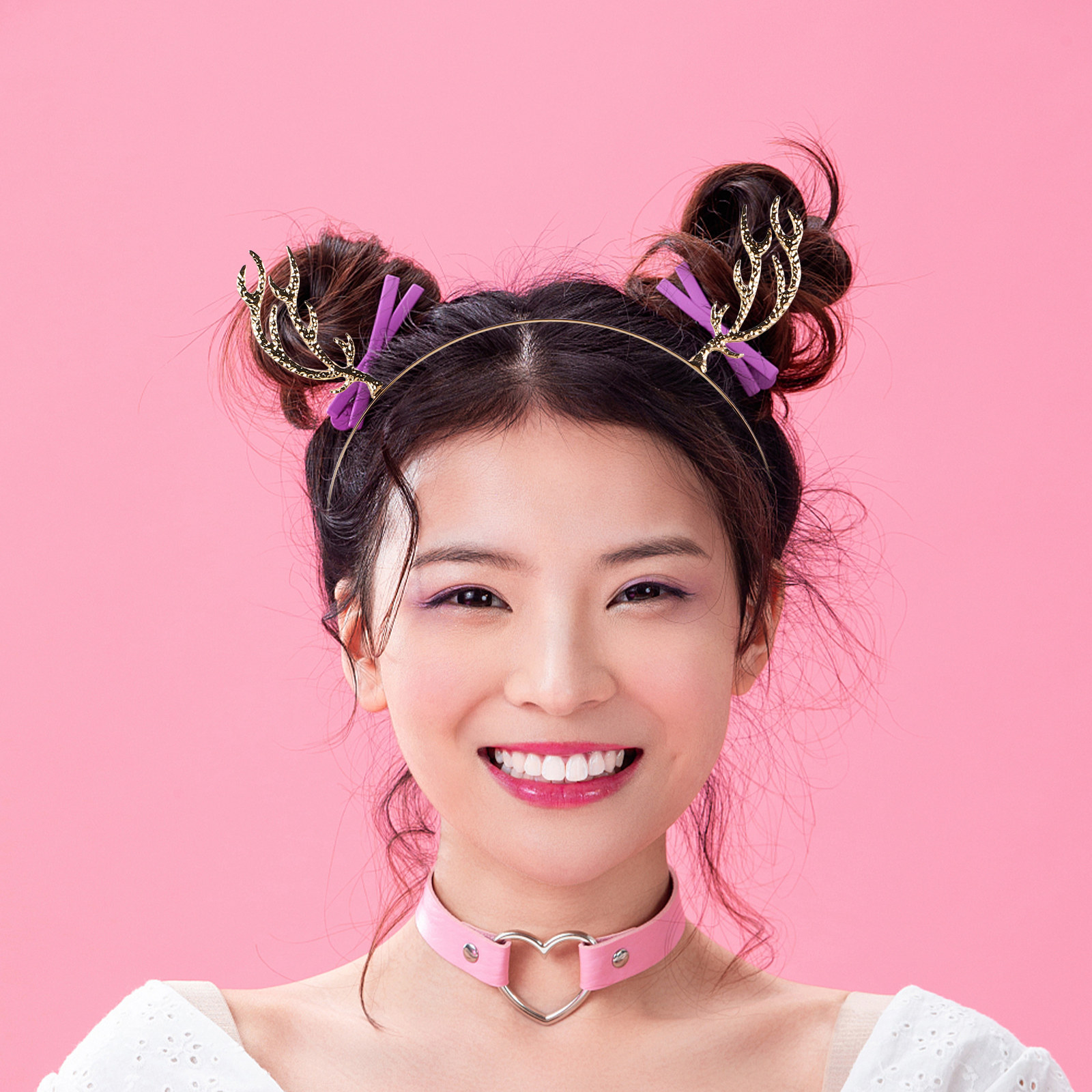 Metall-Haarreif mit Strassstei – Reindeer Antlers Headband Bewertung und Preis