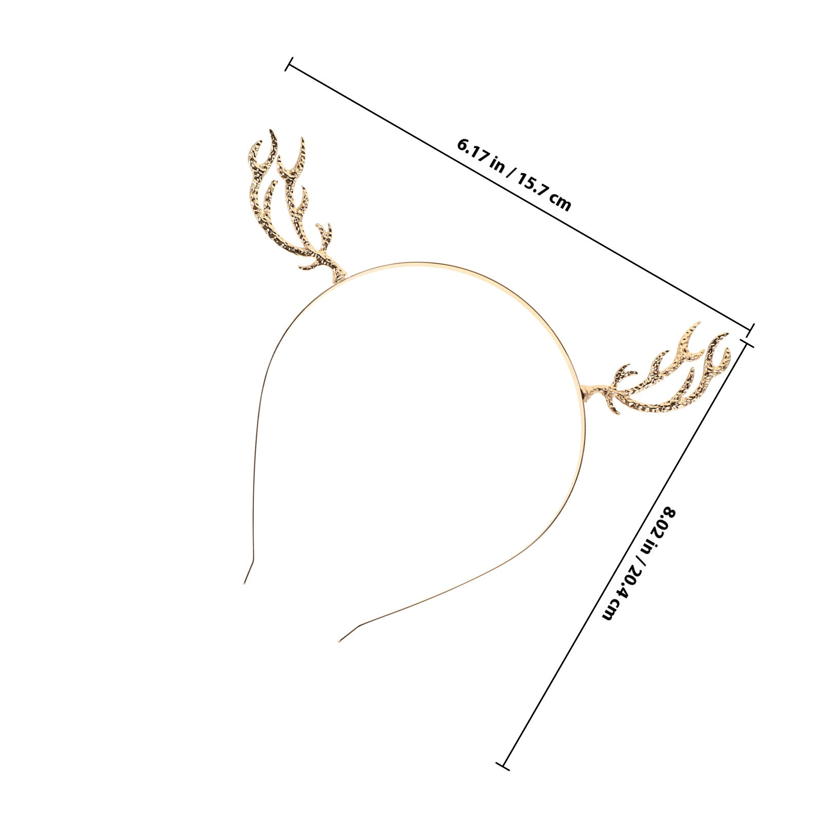 Metall-Haarreif mit Strassstei – Reindeer Antlers Headband Bewertung und Preis