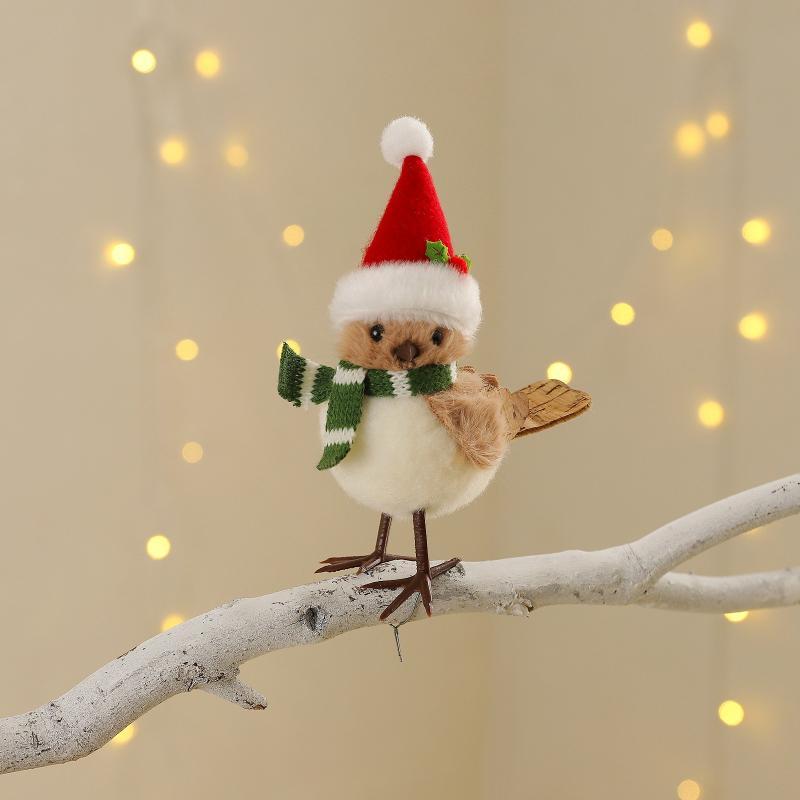 Weihnachtliche Plüsch-Vogel-Or – Santa Hat Plush Bewertung und Preis