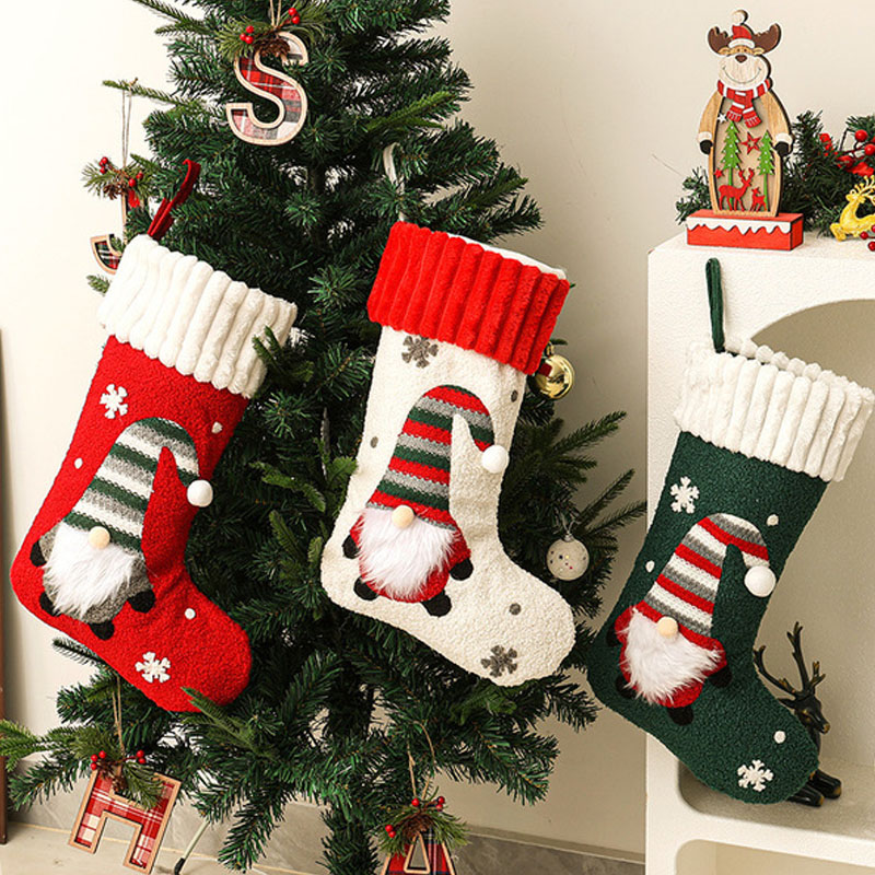 Neuer Plüsch-Weihnachtsstrumpf – Christmas Stocking Hanging Bewertung und Preis