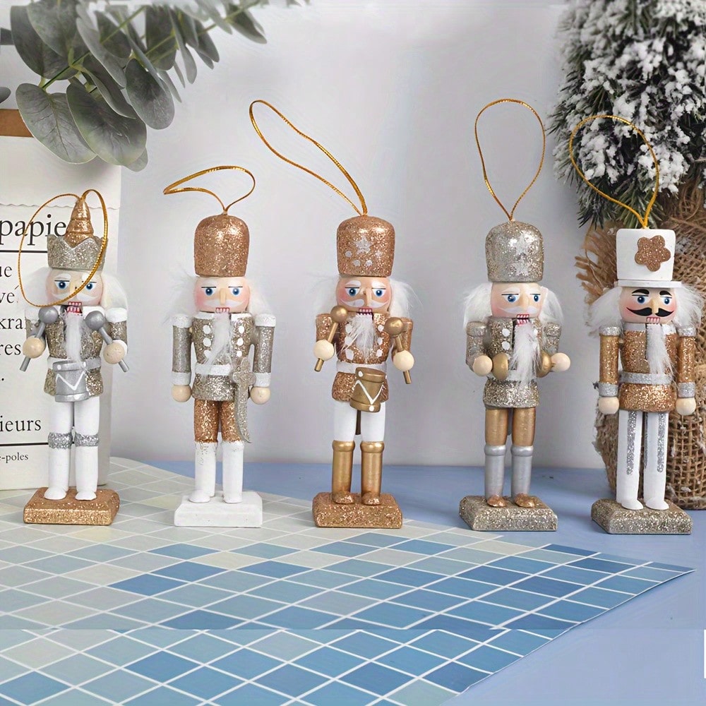 5-teiliges Set aus Holzpuppen- – Nutcracker Figurine Bewertung und Preis