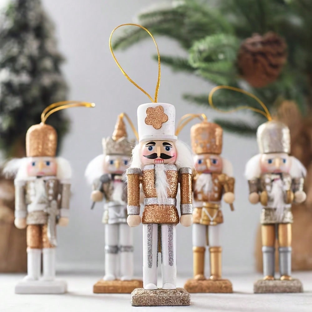 5-teiliges Set aus Holzpuppen- – Nutcracker Figurine Bewertung und Preis